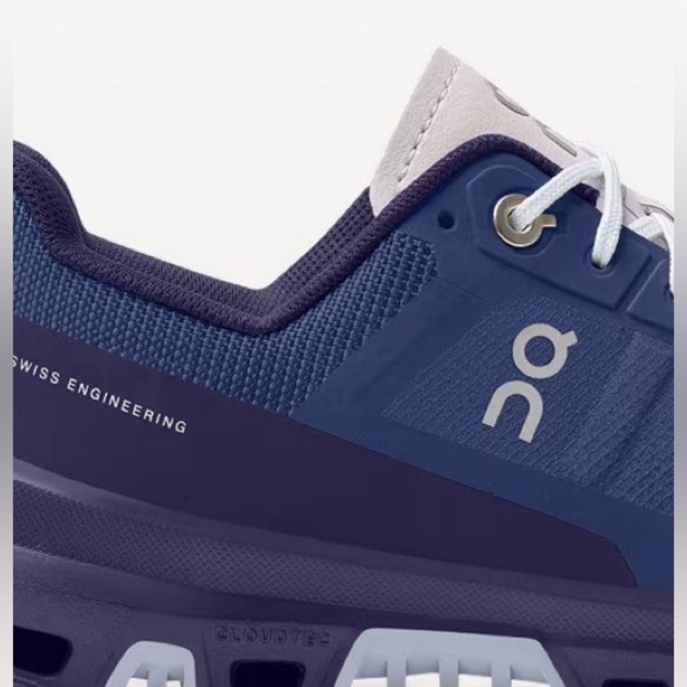 Navy on sneakers